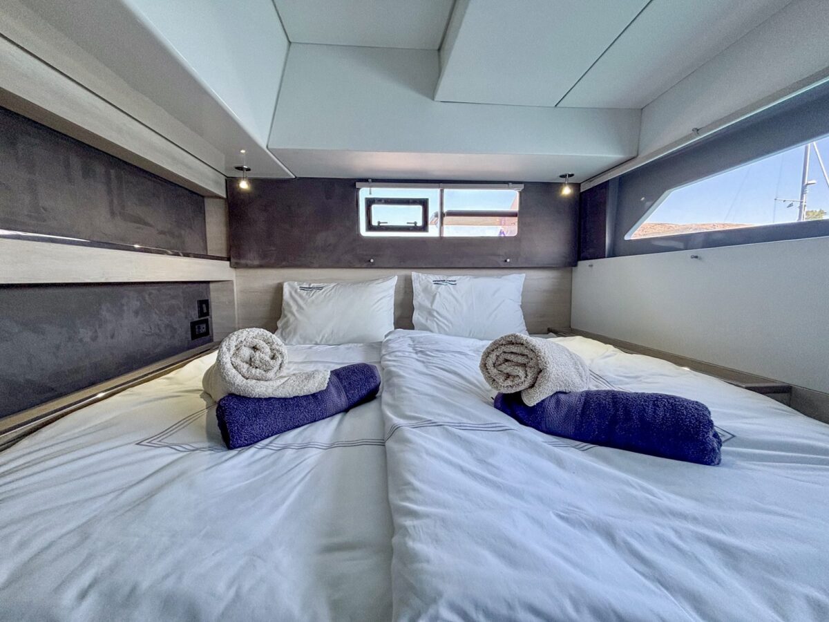 Leopard 50 catamaran Dream Team for sale – cabin-1 photo 14